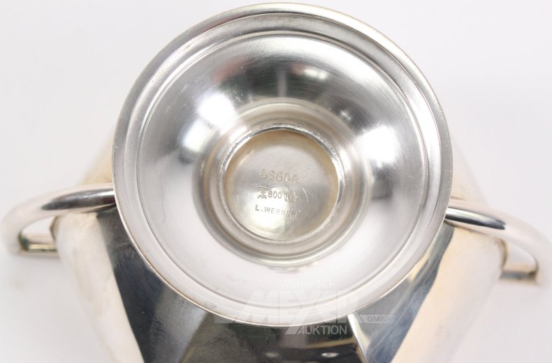 4-tlg. Kaffee- u. Teeservice, neuzeitlich