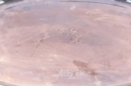 Gläsertablett, monogrammiert: HJZ