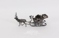 Rentierschlitten im Rokoko-Stil