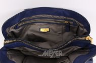 Blaue Ledertasche 'Vitello Daino Two-Way Shopping Tote'