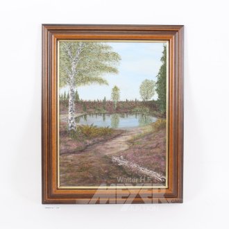 Gemälde "Heidesee"