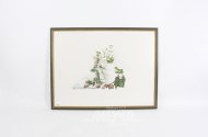 Lithographie "Blumenstillleben"