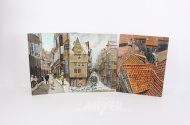 6 Gemälde mit historischen Stadtansichten von Hamburg
