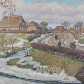 Gemälde 'Frühlingserwachen im Alten Land'