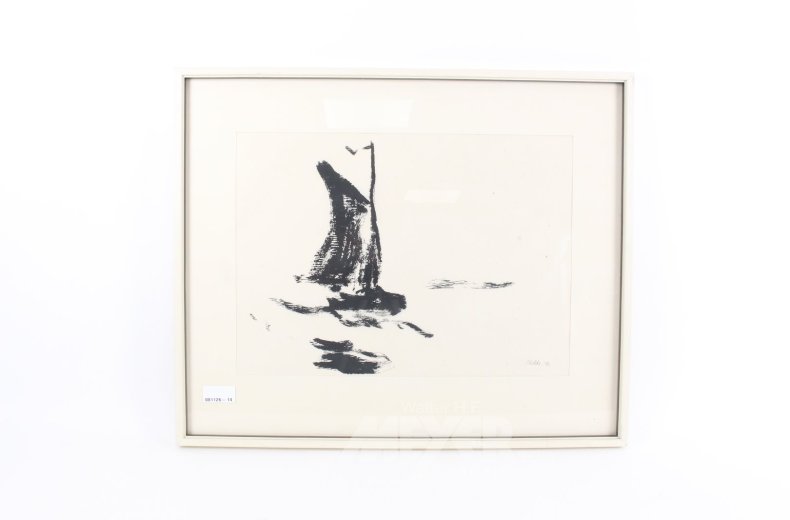 Lithographie 'Boot'