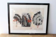 Lithographie 'Kopfschmuck'