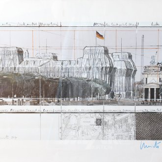 Druckgrafik 'Wrapped Reichstag'