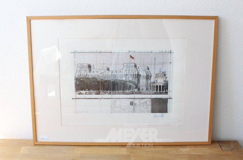 Druckgrafik 'Wrapped Reichstag'