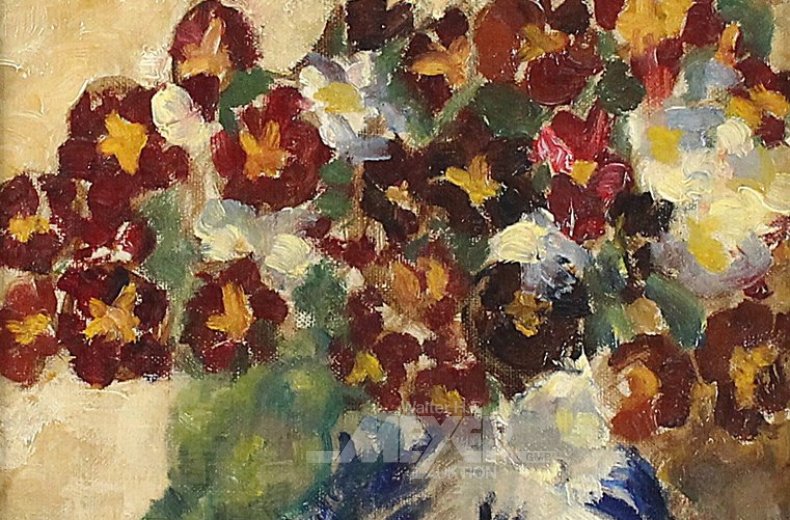 Gemälde "Stillleben mit Blumen" in einer Vase
