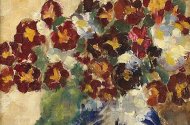 Gemälde "Stillleben mit Blumen" in einer Vase