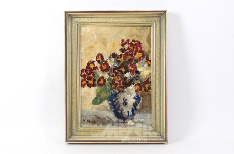 Gemälde "Stillleben mit Blumen" in einer Vase