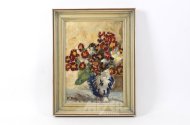 Gemälde "Stillleben mit Blumen" in einer Vase