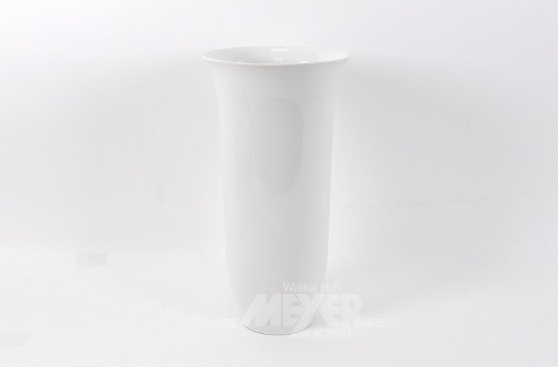 Porzellanvase, weiß