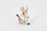 Porzellanfigur  "Hühnerdieb"