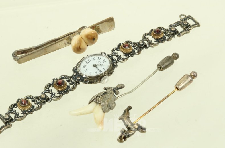 4 Teile Silberschmuck