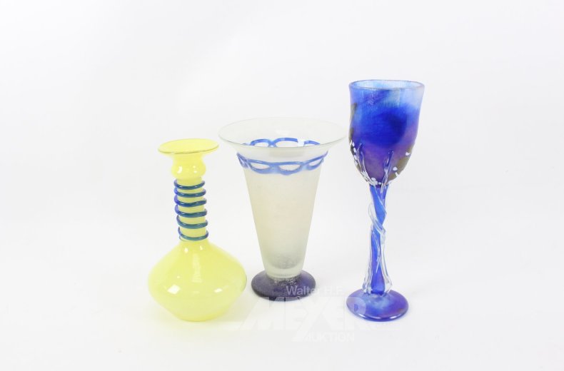 3 Glasobjekte