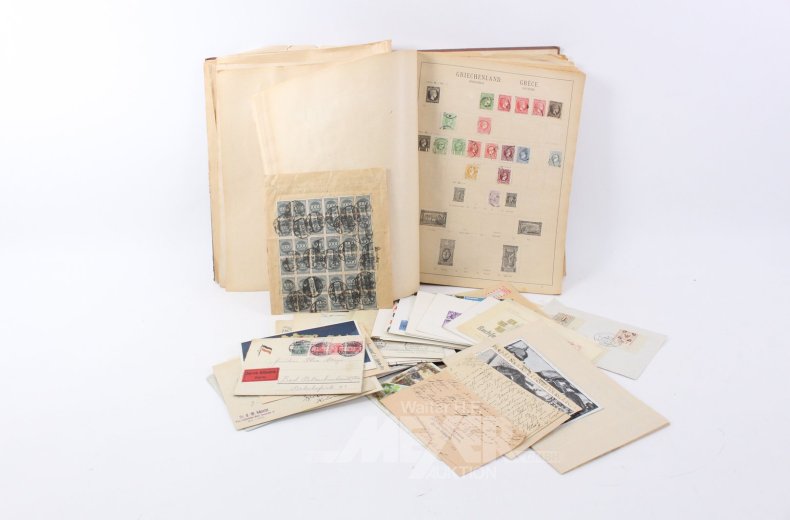 Posten Briefmarken u. Ersttagsbriefe