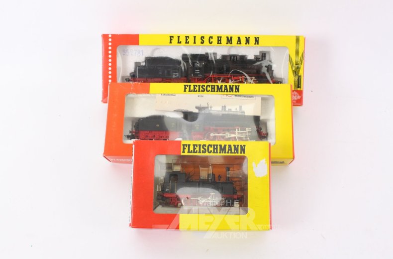 3 Modelleisenbahn Loks HO