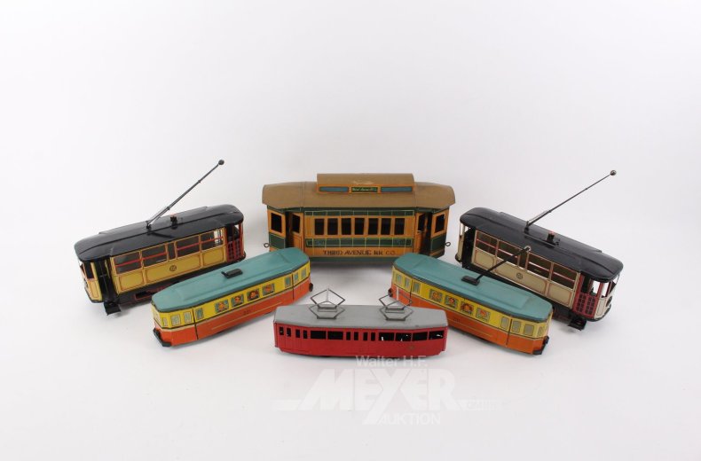 Posten Modellstrassenbahnen und Personenwagen