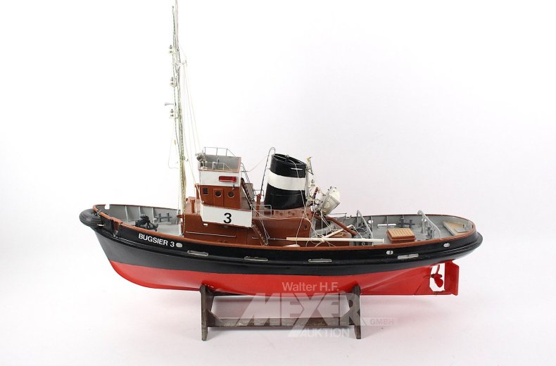Schiffsmodell, Hafenschlepper "Bugsier 3"