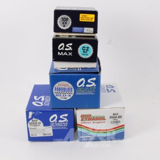 5 versch. Modellmotoren