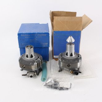 2 seltene Modellmotoren