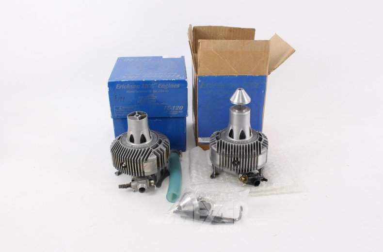 2 seltene Modellmotoren