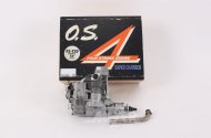 Modellmotor in einer Holzbox
