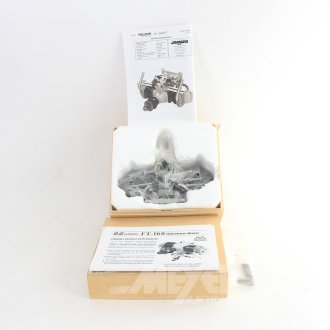 Modellmotor mit einer Holzbox