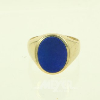 Herrenring mit Lapislazuli