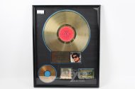 Auszeichnung RIAA 'Gold' Sales Award für das Album 'Infidels' von Bob Dylan