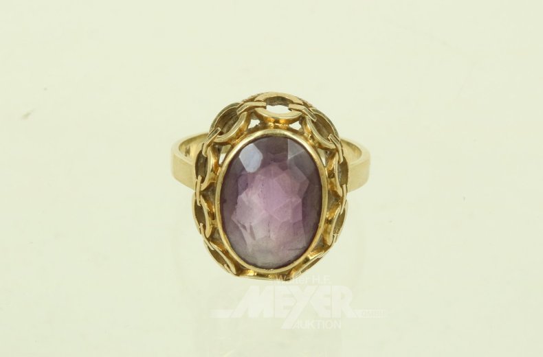 Damenring mit Amethyst