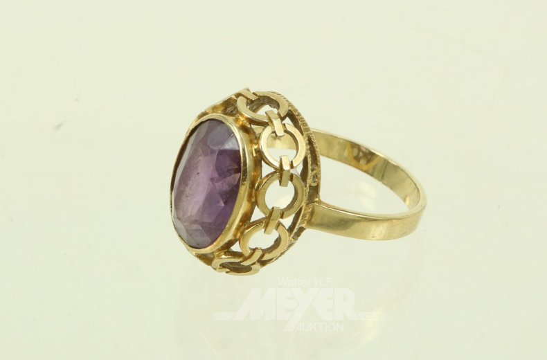 Damenring mit Amethyst