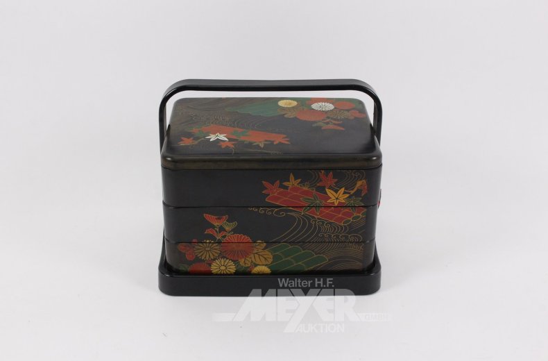 dreischichtige japanische Bento-Box