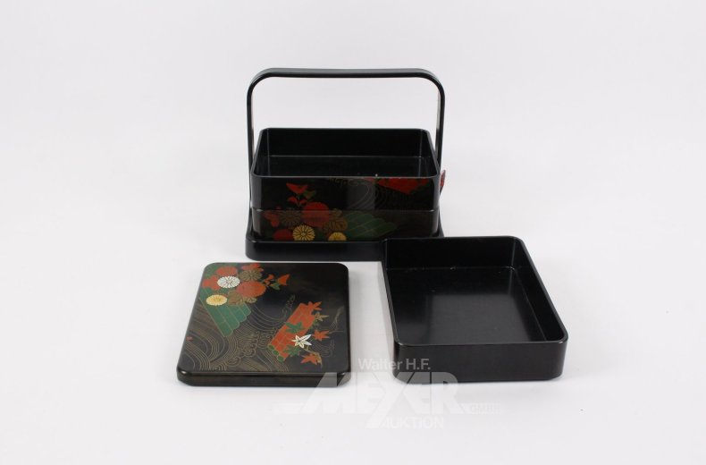 dreischichtige japanische Bento-Box