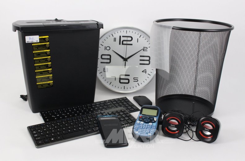 Posten Büroequipment und EDV-Zubehör