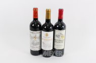 3 Flaschen Rotwein, Jahrgänge 2004, 2012, 2018