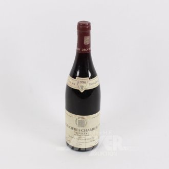 Flasche Rotwein, Jahrgang 1996