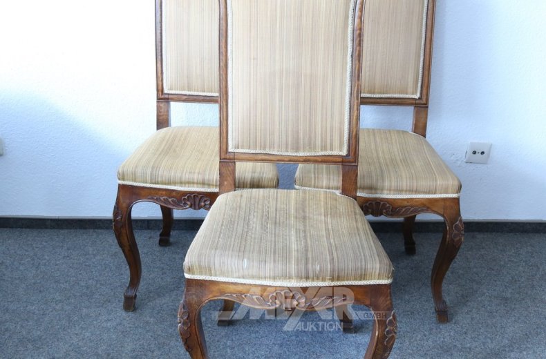 3 Hochlehnstühle
