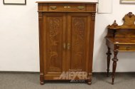 Vertiko im Jugendstil mit floraler Schnitzerei