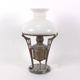 Tisch-Petroleumlampe, Jugendstil