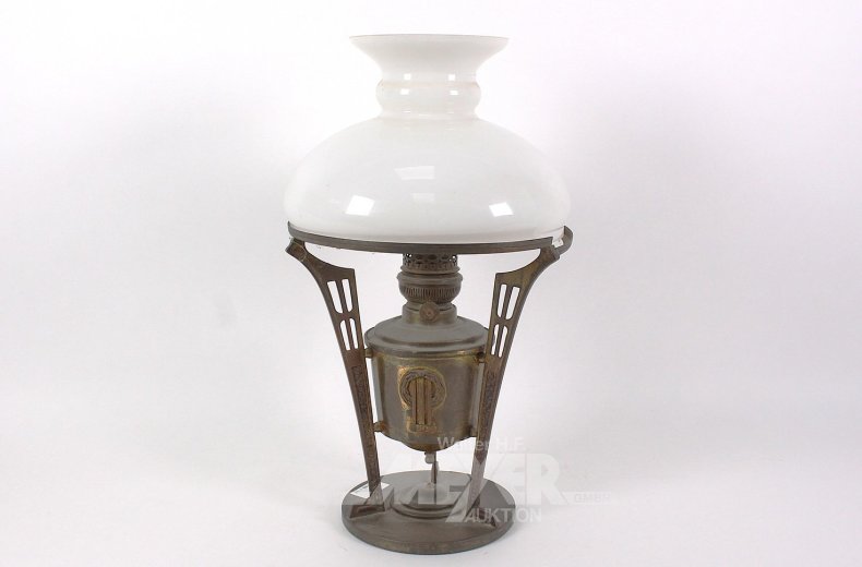 Tisch-Petroleumlampe, Jugendstil