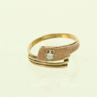 Ring mit 1 kl. Brillant