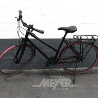 Damenfahrrad, stealth black, 23"