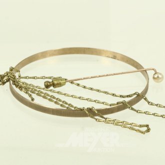 3 Teile Goldschmuck
