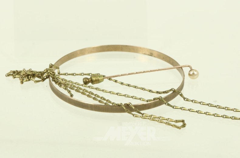 3 Teile Goldschmuck