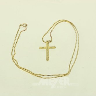 Venezianerkette mit Anhänger 'Kreuz'