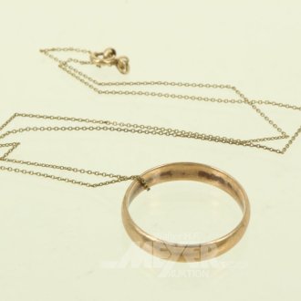 Kette mit 1 Trauring