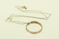 Kette mit 1 Trauring