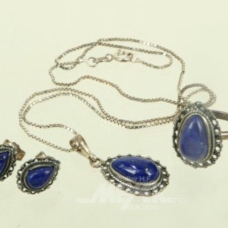 Schmuckset im Etui, 3-tlg., best. aus: